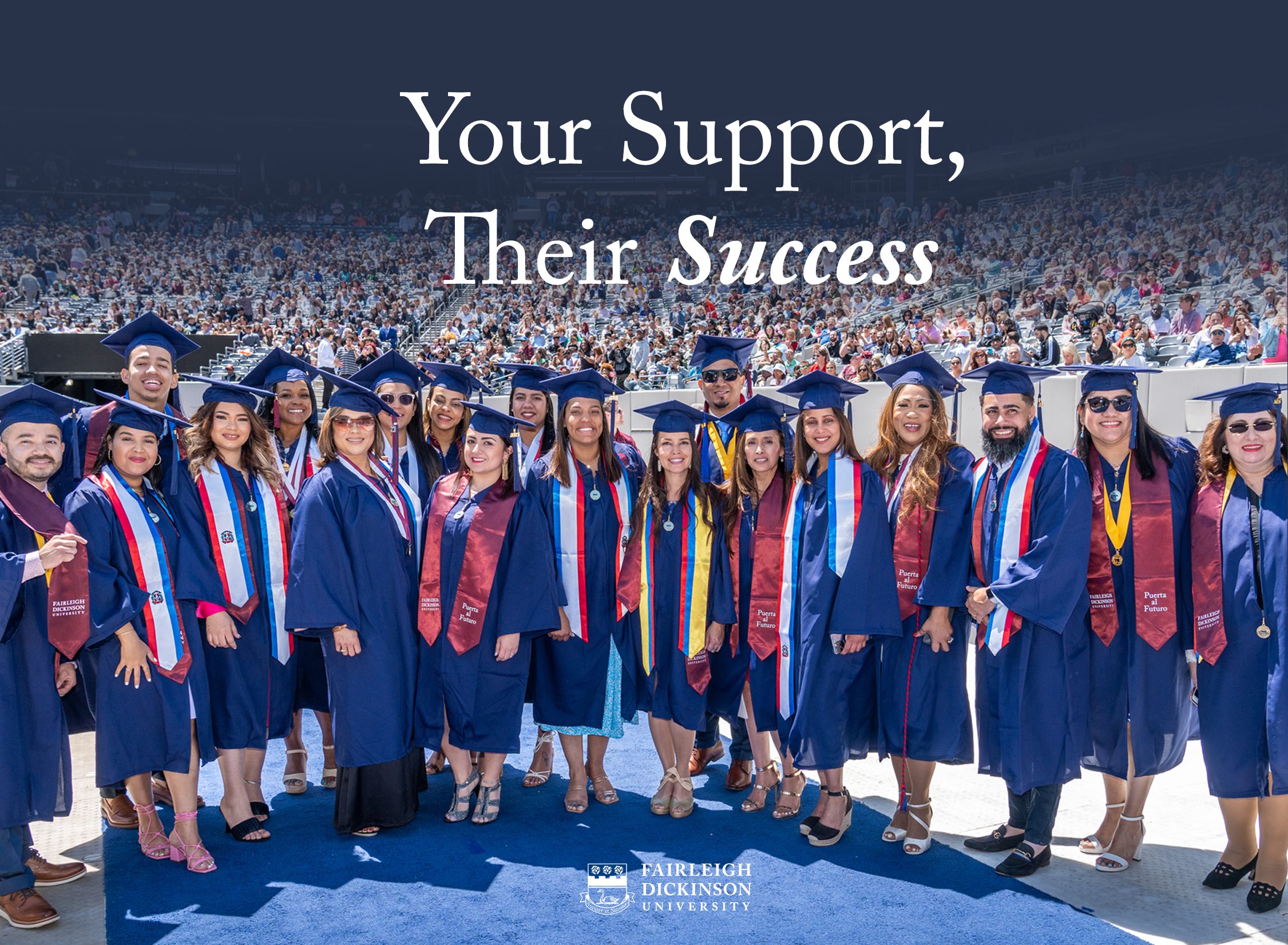 students at f-d-u commencement