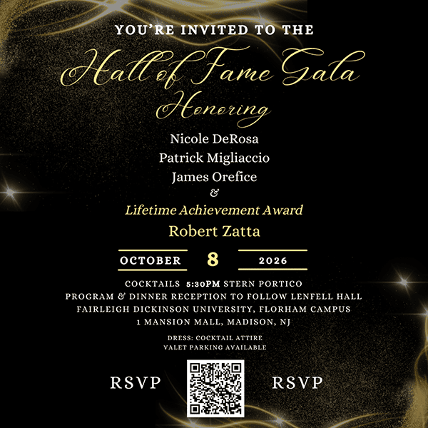 invite to silberman college of business hall of fame event on october 8 at fairleigh dickinson university