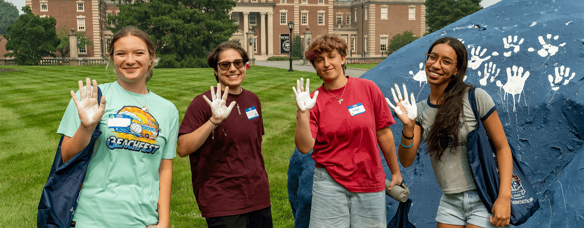 FDU students at Florham Campus